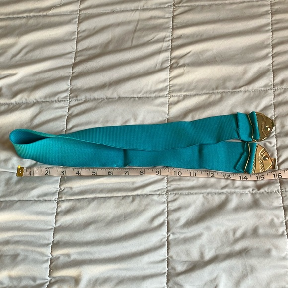 Aqua Elastic Kissing Fish Belt - Picture 6 of 7